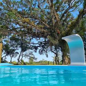  Casa de Férias Sitio Com Piscina Hidromassagem Com Acesso Ao Rio Mampituba